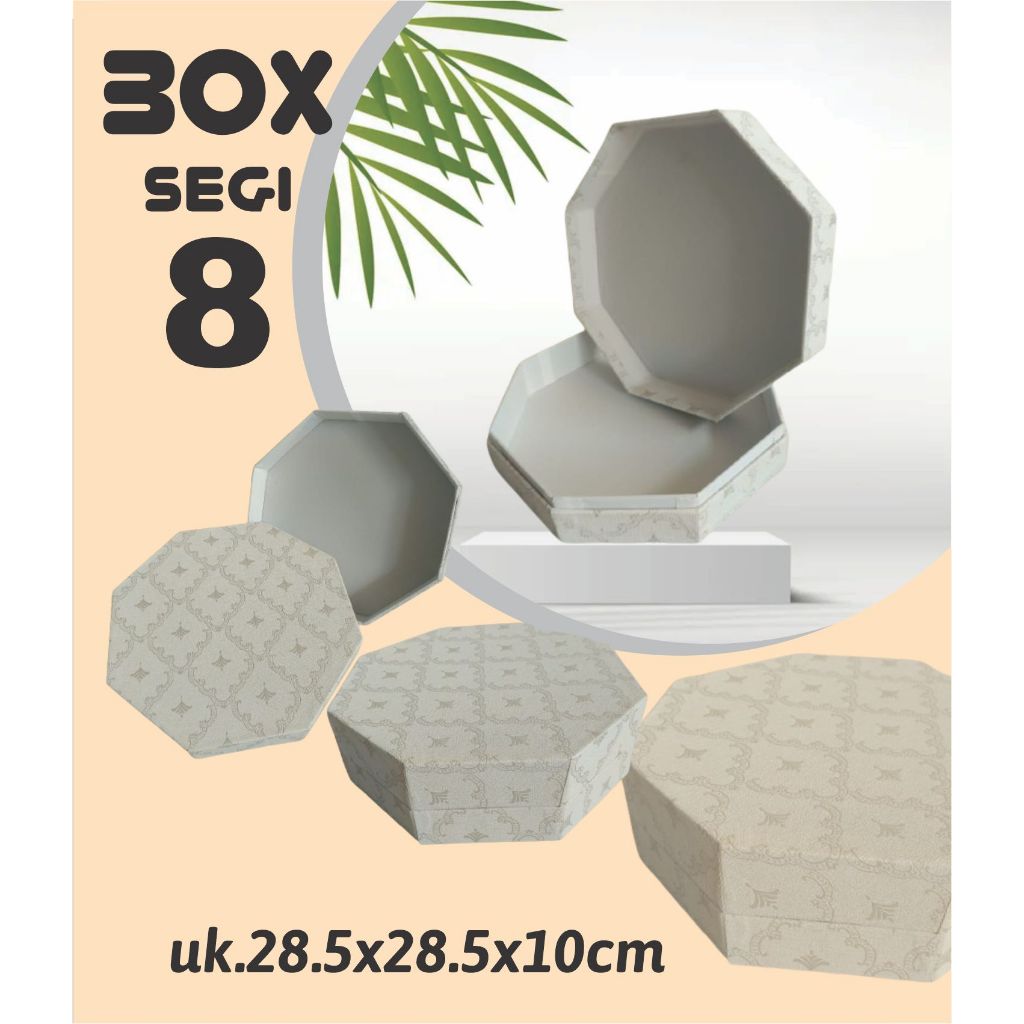 

Box Souvenir /Hampers/Kado,model:Hexagonal -Segi 8 PREMIUM