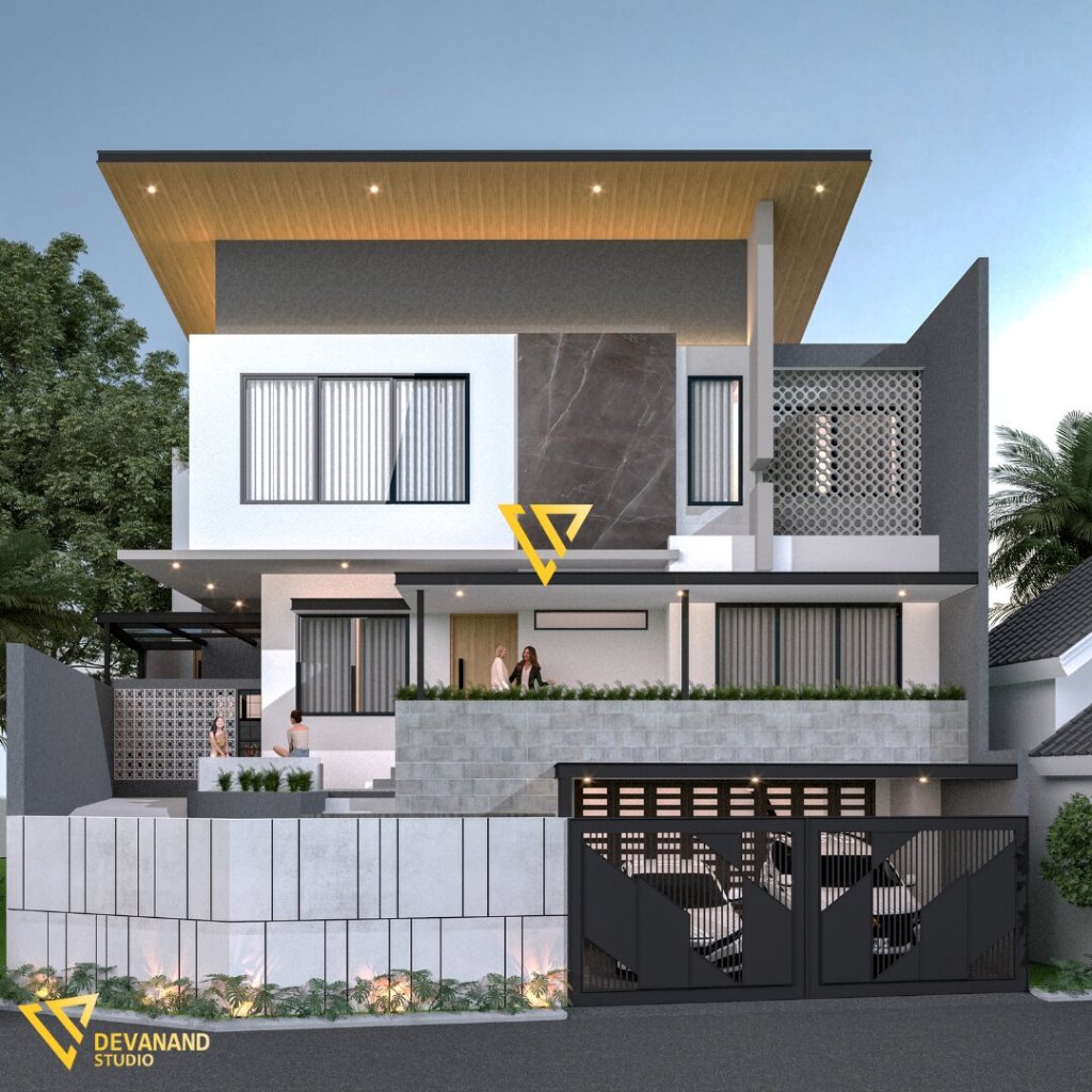 Perencanaan Gambar Rumah 2 Lantai Tn. RN