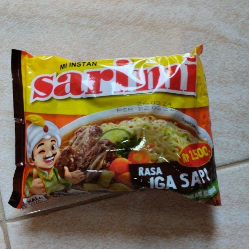 

Mie instan Sarimi Iga Sapi 70gram