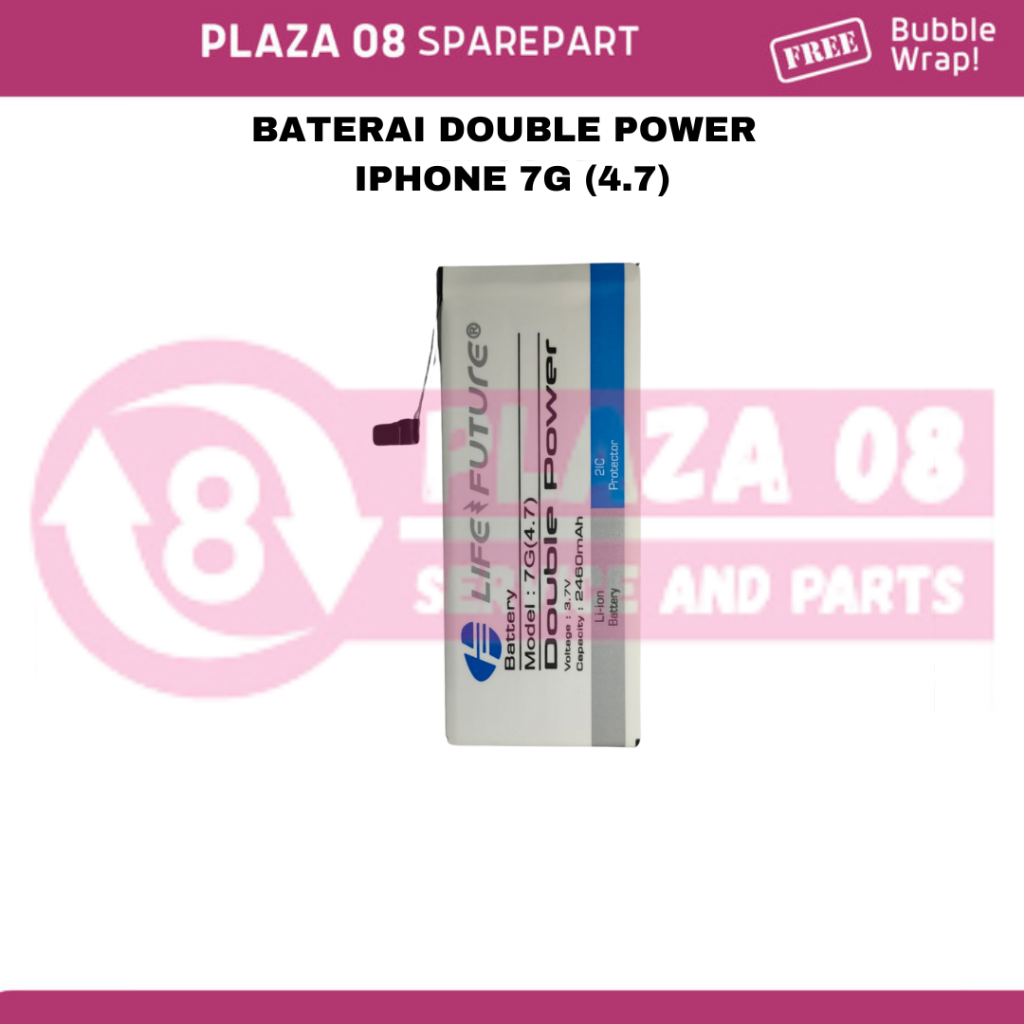 BATERAI DOUBLE POWER/LF IPHONE 7G (4.7)