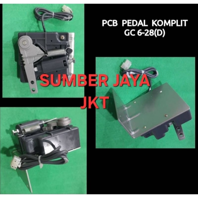 pcb pedal + box mesin jahit TYPICAL Gc 628D dirct