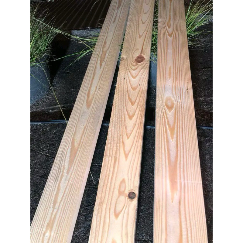Kayu papan jati belanda ex palet 120cm sudah halus rata
