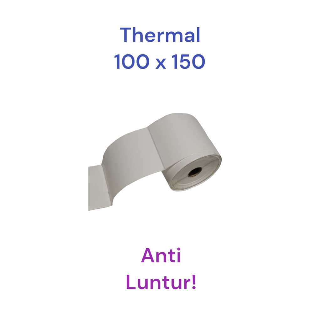 

STICKER THERMAL ROLL / RESI 100 x 150 ISI 500 BAHAN KERTAS