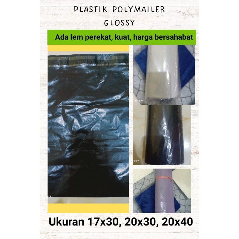 PLASTIK POLYMAILER/PLASTIK PACKING OLSHOP GLOSSY KECIL