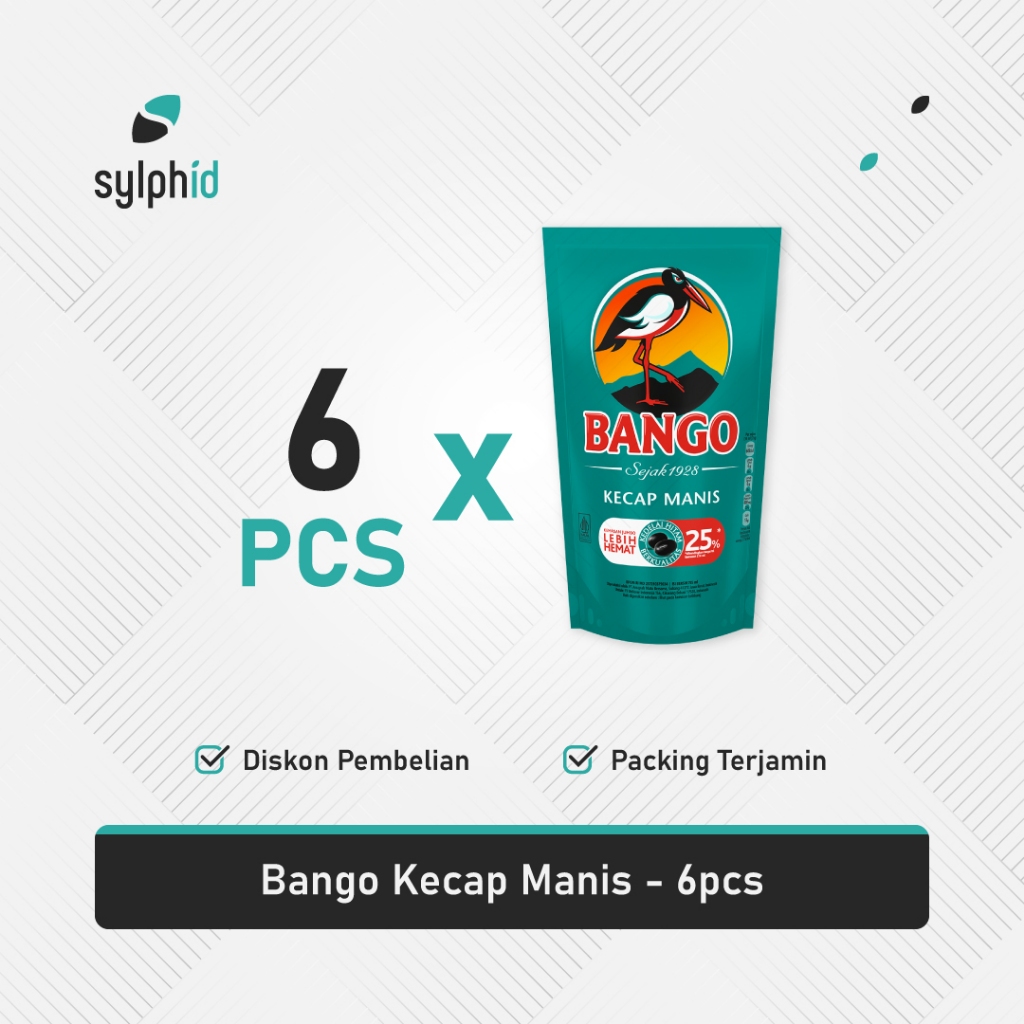 1 Dus Bango Kecap Manis 735 ml / Soy Sauce Refill 1 Karton (6 pcs)
