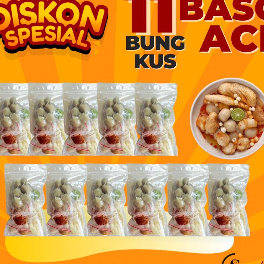 

HOT 11 BASO ACI PAKET SUPER HEMAT BANGET