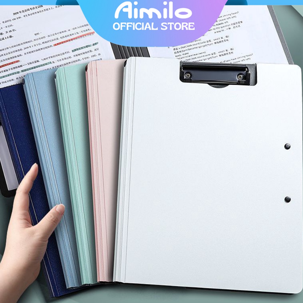 

ART B95T READY Aimilo Papan Ujian Buka Tutup Papan Jalan Aesthetic Map File Clipboard With Cover Ukuran A4