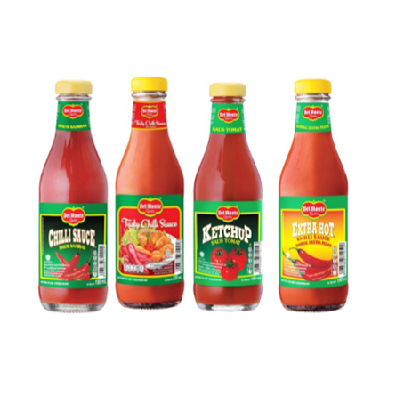 

Delmonte Saus Sambal / Delmonte Saus Tomat / Delmonte Extra Hot 340ml Botol