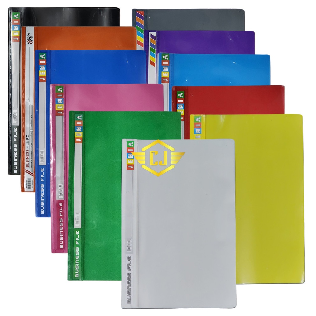 

ART O5V 1 LSN 12 PCS Map Plastik Snel Snelhecter Business File FC F4 Folio