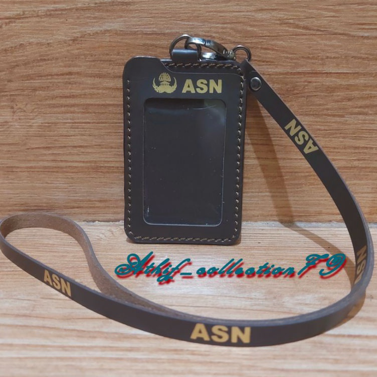 

ART T66N Tempat Id Card ASN Korpri Kulit Holder Id Card Kulit Korpri ASN