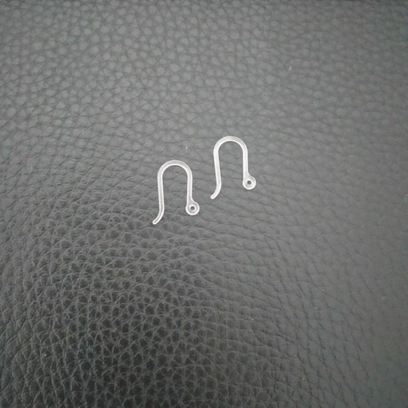 Kait Anting Plastik Transparan (per 2 pcs)
