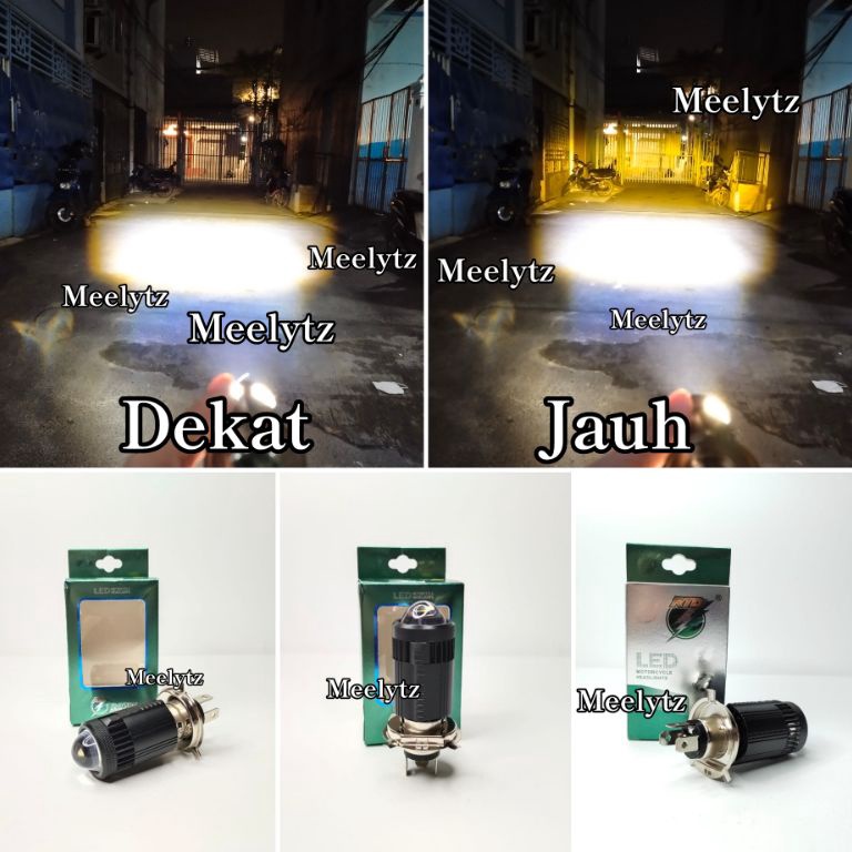 KODE V52Y Lampu utama led RTD laser Kipas H4 projector M1F Super terang AC DC