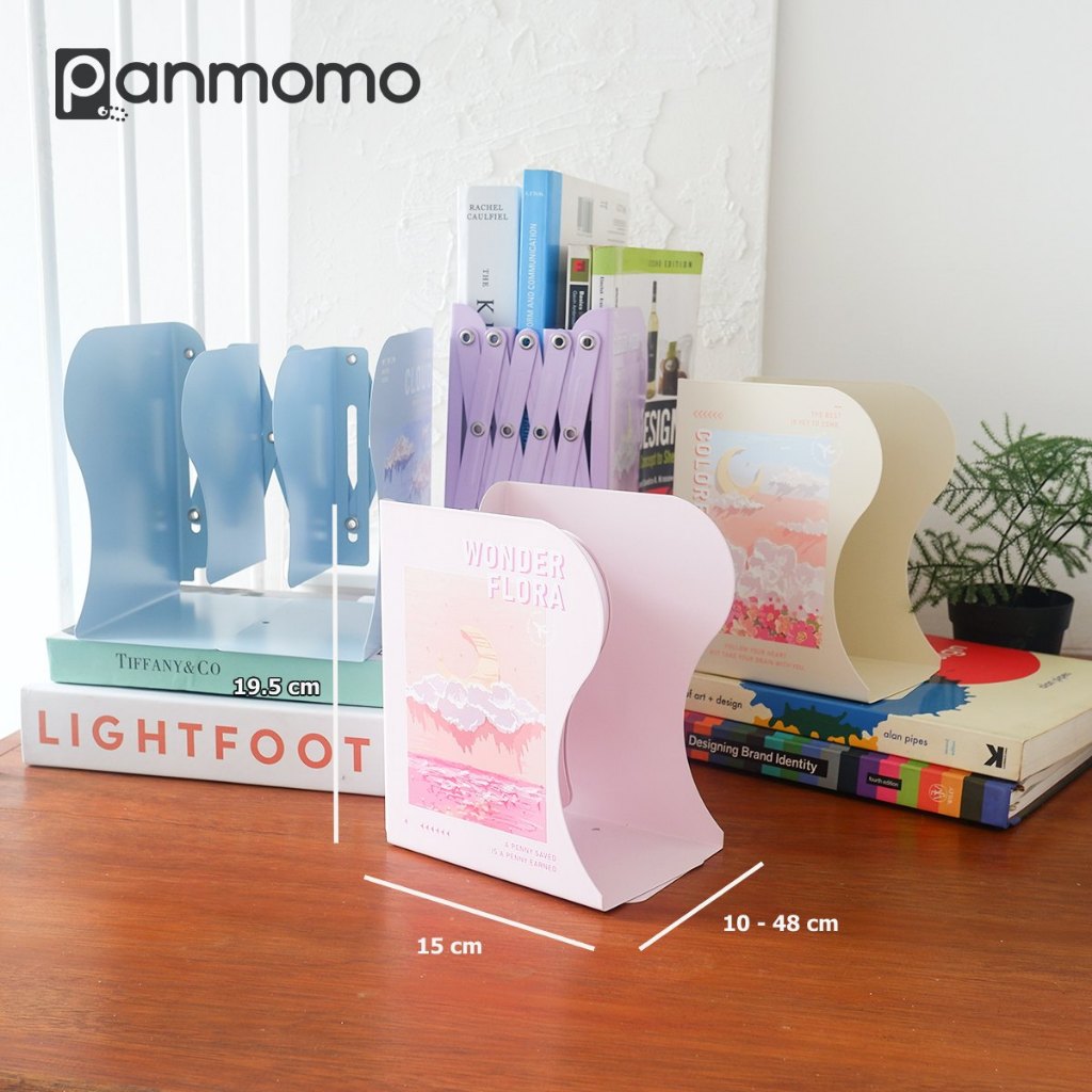 

Promo panmomo Pembatas Buku Besi Penahan Buku Sandaran Buku Besi Bookend