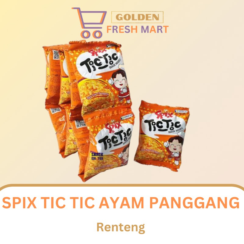 

SNACK MIE SPIX TIC TIC AYAM PANGGANG 10+1X10 GR