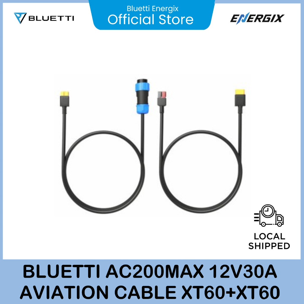 BLUETTI AC200MAX 12V30A AVIATION CABLE XT60+XT60