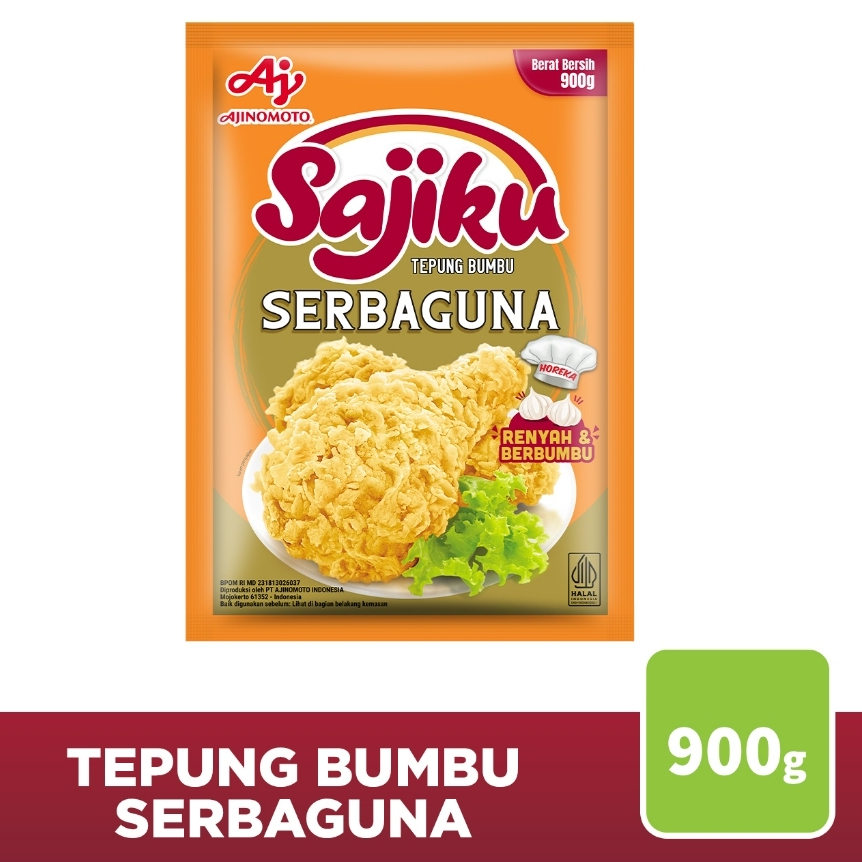 

Sajiku Tepung Bumbu Serba Guna 900g