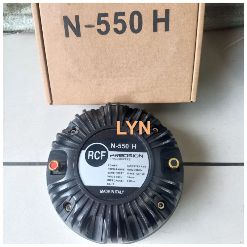 DRIVER RCF N550H SYSTEM BAUT VC 2 INCH BARANG IMPOR TWEETER RCF N 550 H