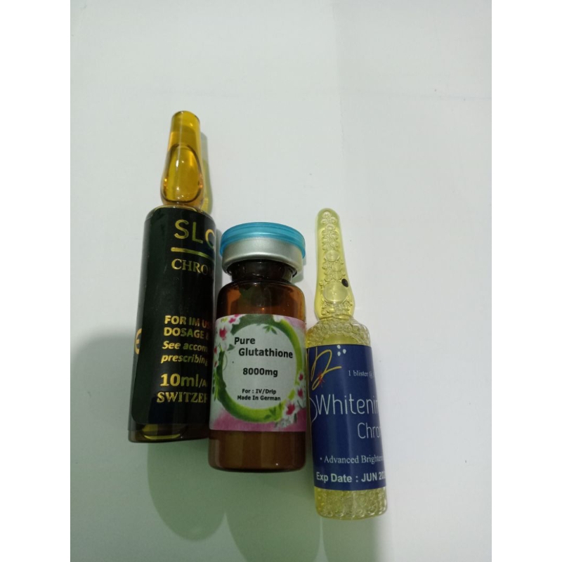 SLC platinum, pure glutathione, whitening booster original