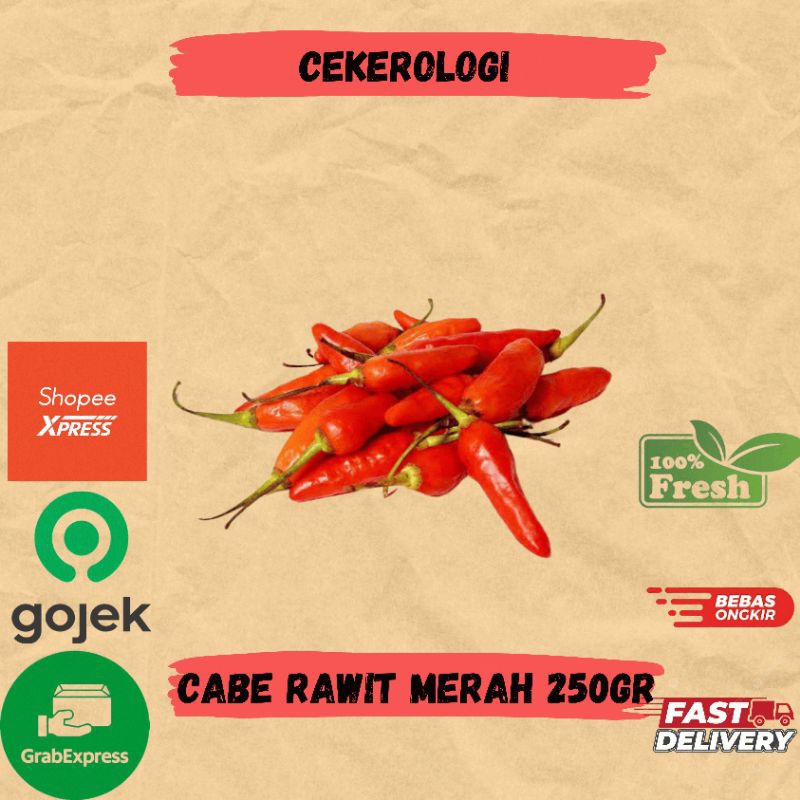 

Cabe Rawit Merah 250gr / Cabe Rawit Merah / Cabe Rawit Merah Fresh Berkualitas / JABODETABEK / Cabai / cabe / Sayur Segar / Sayuran / Sayur