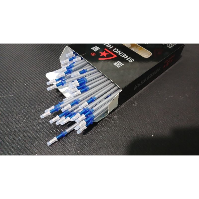 

D3W! Silver Pen Sheng Hua Penanda Pola Isi 100 pcs per pack untuk Bahan Kulit Oscar Spon Leather