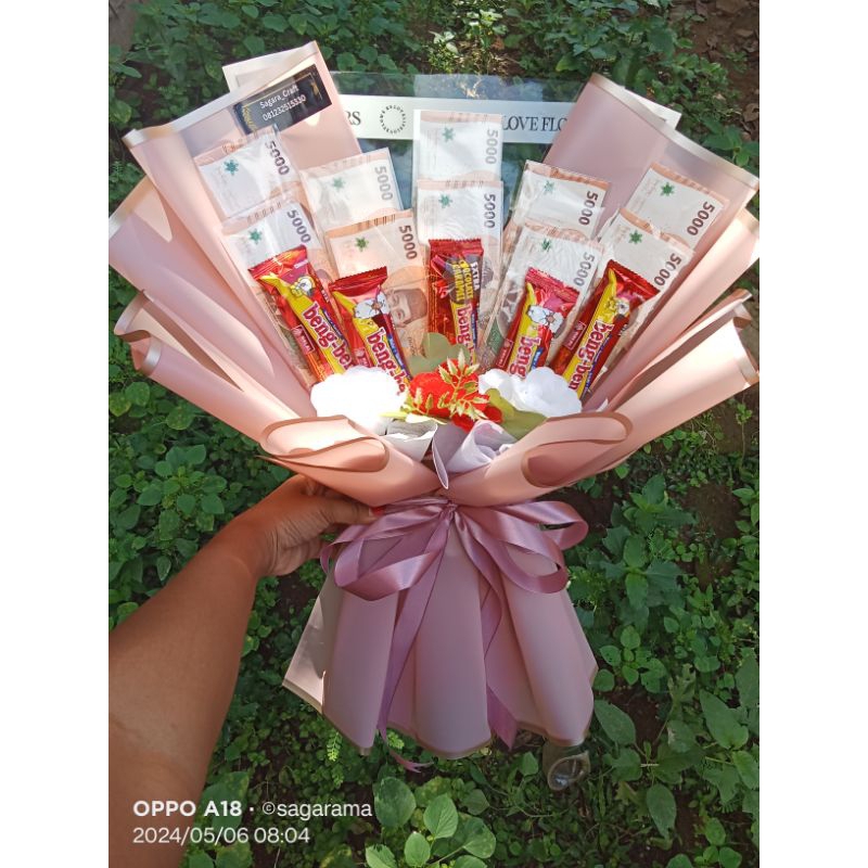 

buket Snack+ uang
