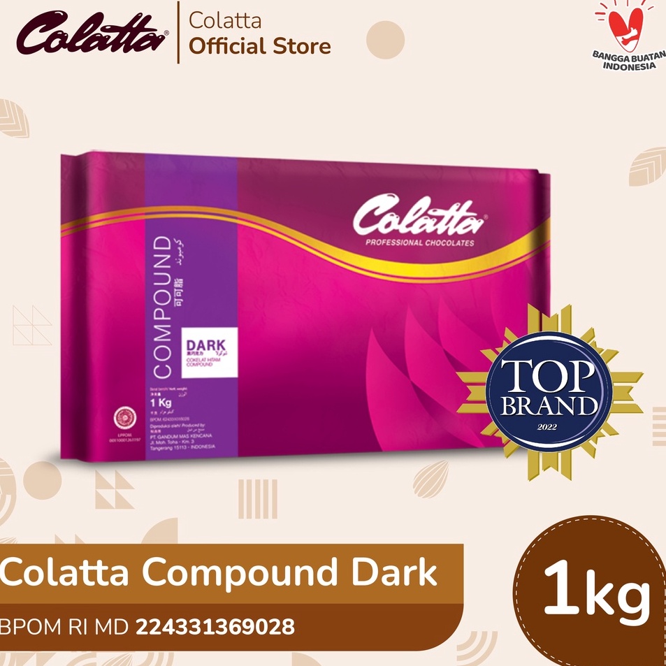 

Official Shop Colatta Compound Chocolate Dark Coklat Batang 1Kg