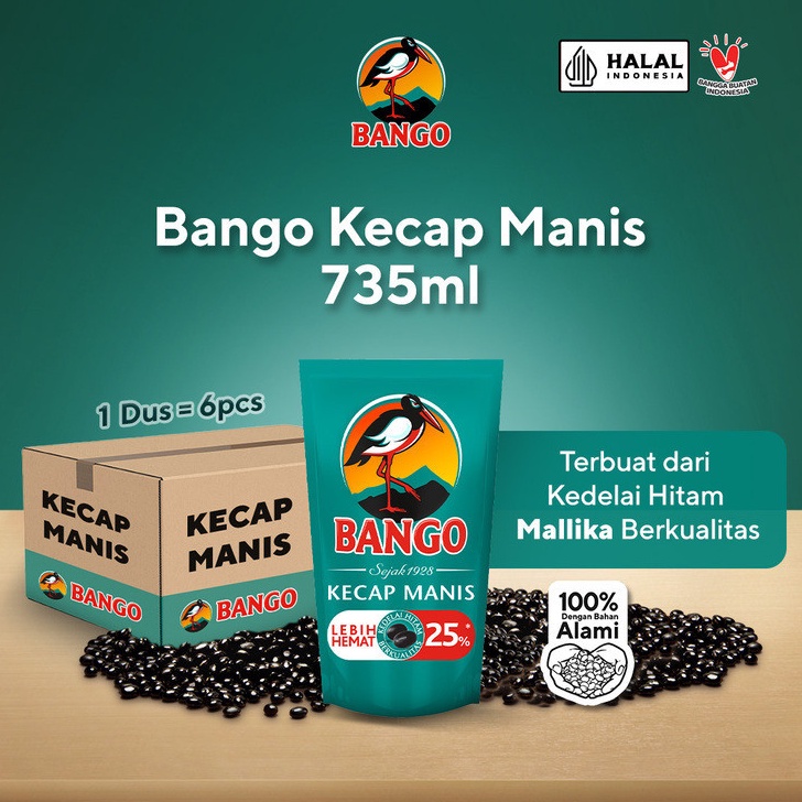 

Kejutan disini BANGO KECAP MANIS 735ML Isi 6