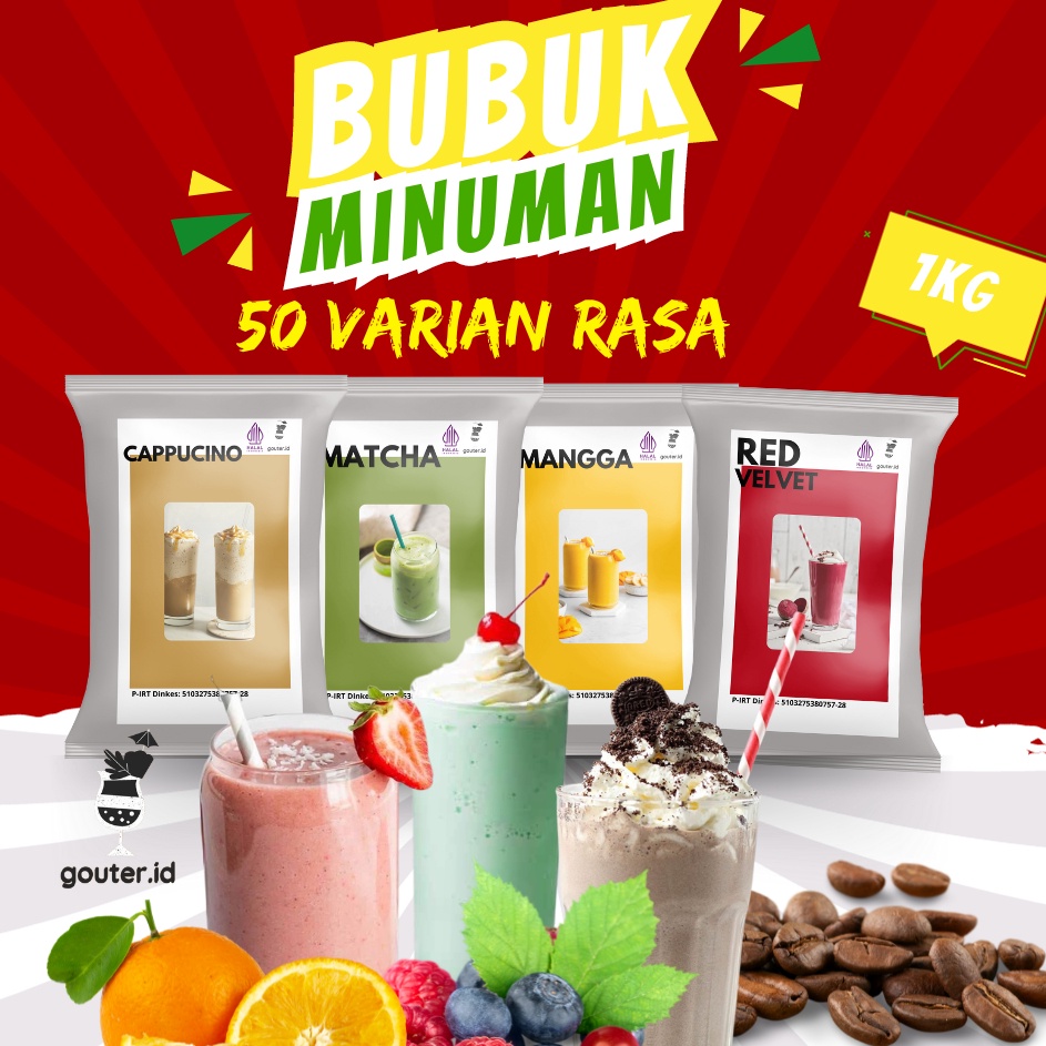 

Miliki sekarang BUBUK MINUMAN 1KG SERBUK MINUMAN ANEKA BUBUK MINUMAN KEKINIAN MINUMAN INSTAN BOBA