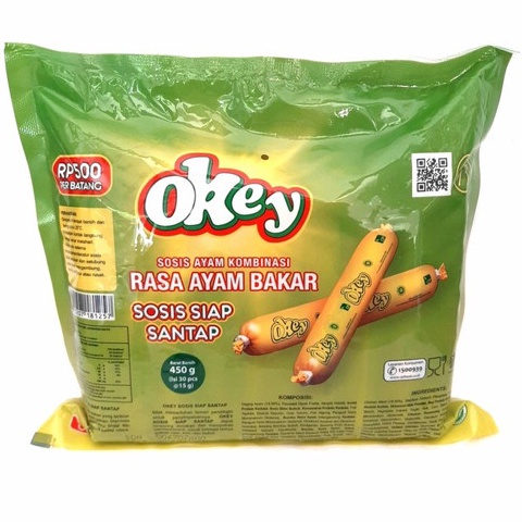 

Harga Khusus Okey Sosis Ayam Bakar Siap Santap isi 3 pcs