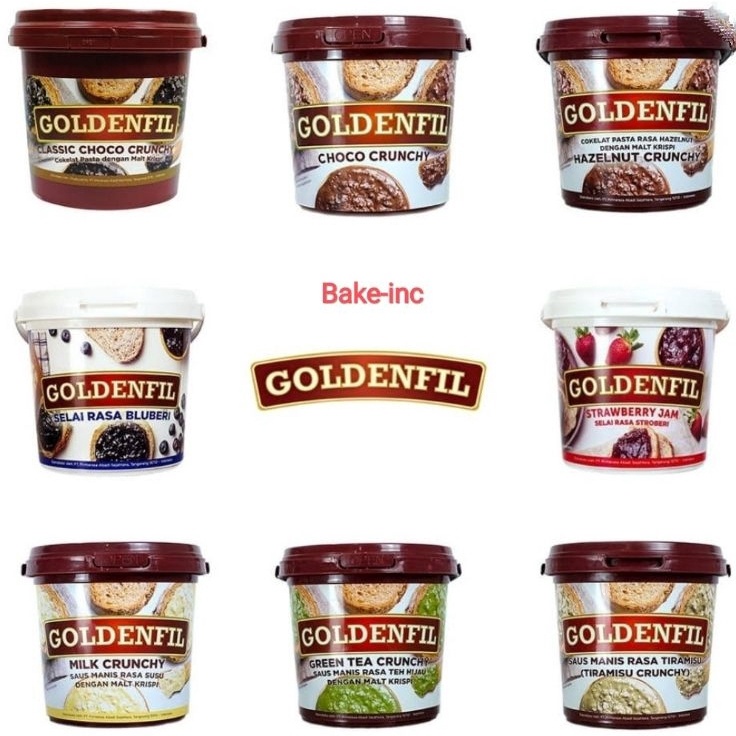 

Super deal Bakeinc Goldenfill Choco Crunchy 1 kg