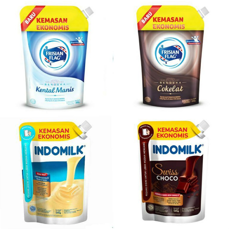 

Dapatkan INDOMILK Susu Kental Manis Pouch 545gr FRISIAN FLAG Kental Manis 56gr
