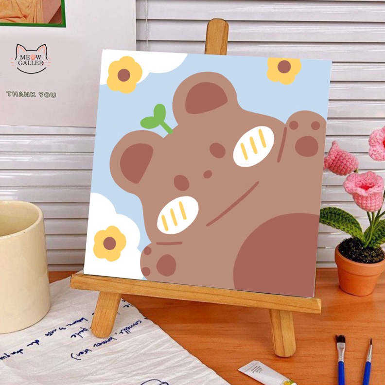 

ART R76P Paint by Numbers KIT Animal Cute Series