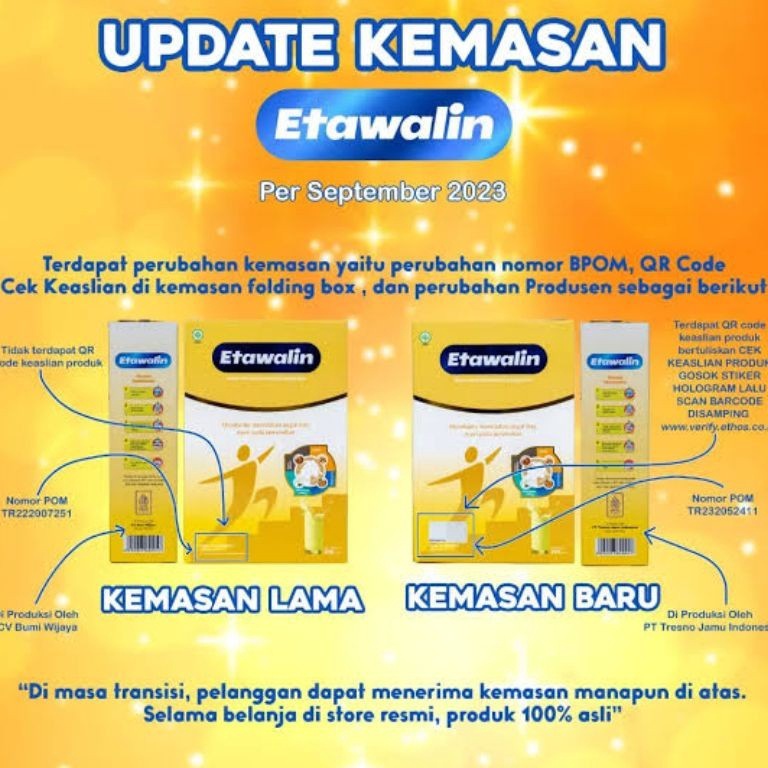 

Official Shop Paket ETAWALIN 2 Gram Susu Etawa Atasi Masalah Tulang Sendi