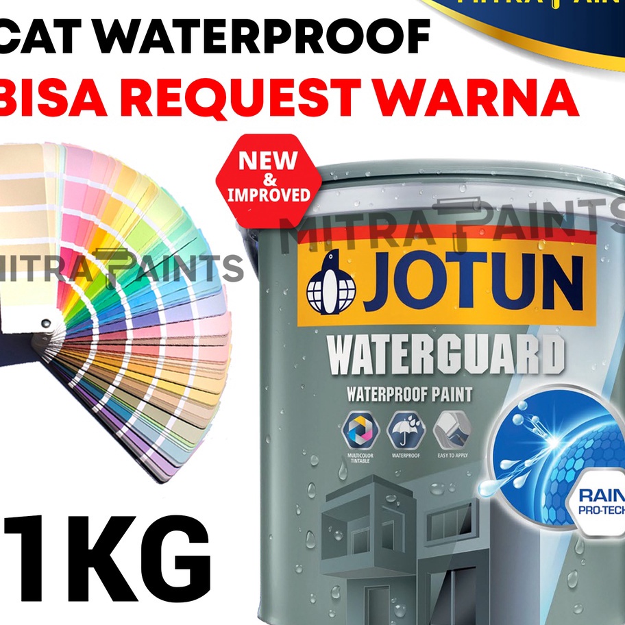 JOTUN WATERGUARD 1 KG  CAT TEMBOK JOTUN WATERPROOF PART 2 ...