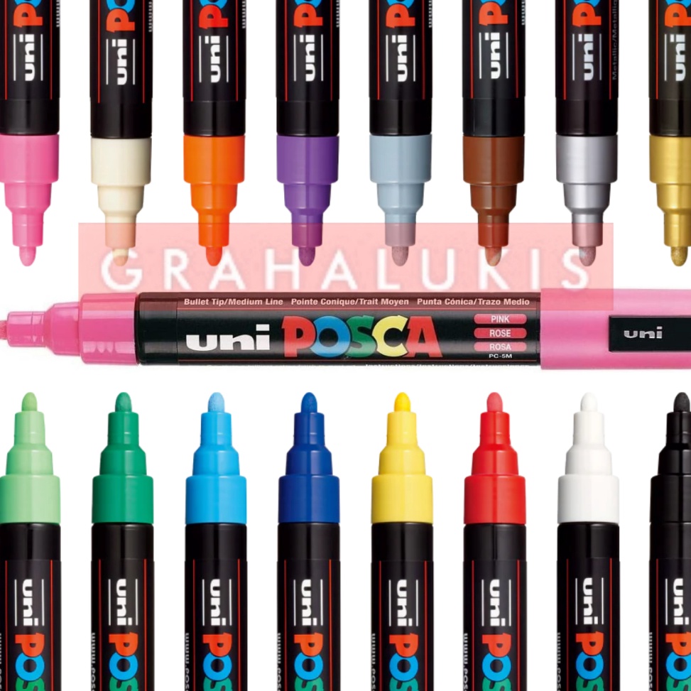 

ART E83H Uni Posca Paint Marker PC5M Medium Point