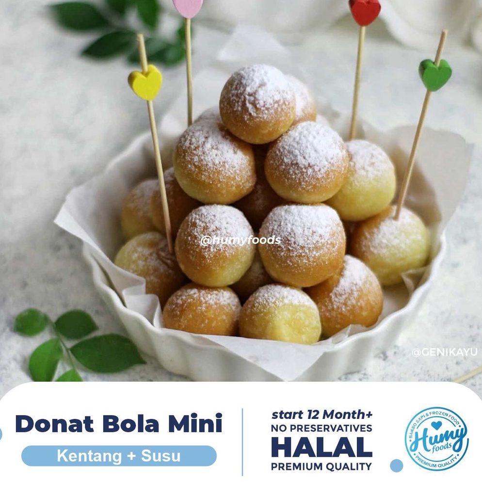 

Big Deal DONAT KENTANG SUSU BOLA MINI ISI 4 Homemade