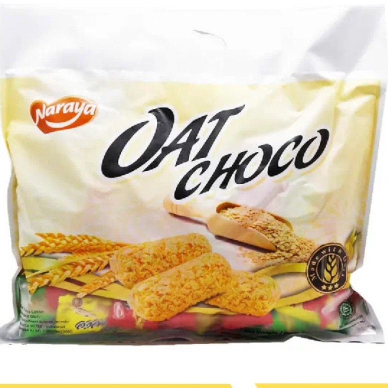 

Meroket NARAYA OAT CHOCO ORIGINAL COKLAT PANDAN STRAWBERRY ISI 4 GR 4 BUNGKUS