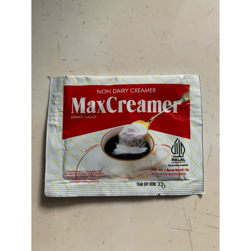 

Max Non Dairy Creamer Sachet 3 g