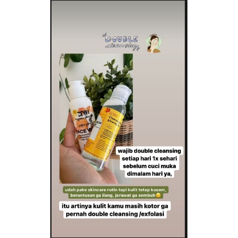 Zeyn Skincare Organik skin barier cleansing| cleanser zeyn organik| Cod