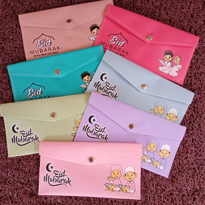 

ART R62D dapat 12pcs dompet amplop lebaran ukuran besar angpao lebaran besar