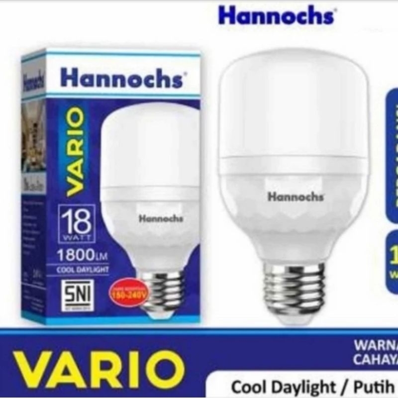 Lampu Hannochs 18 Watt Vario Putih
