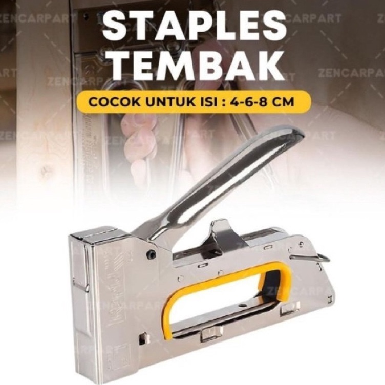 

ART G14S Alat Staples Tembak Stapler Tembak Guntacker Kayu Jok Kulit Motor KUAT Steples Hekter 3in1 4 6 8 mm