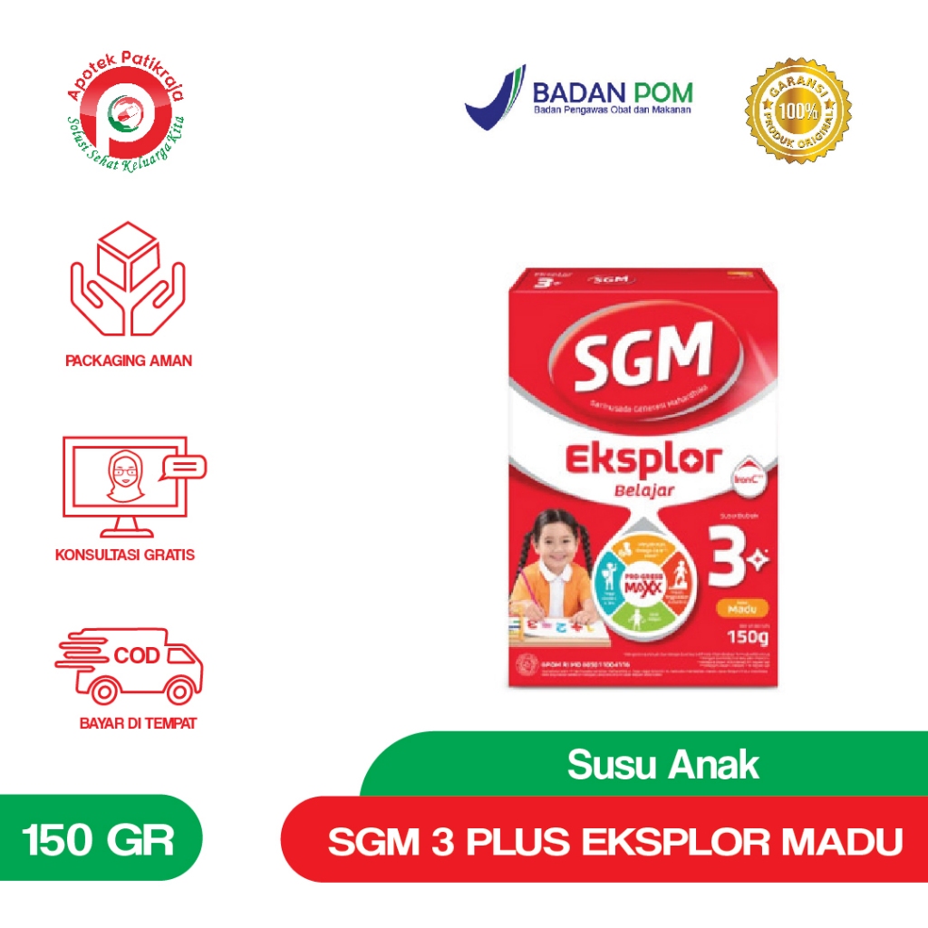 

SGM EKSPLOR 3 PLUS MADU 150GR