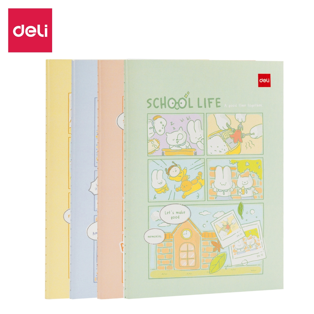 

Deli Sewing Notebook A5 60sheets (School Life)-NA560 FX-08