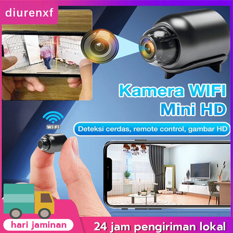 [Diurenxf]Kamera WIFI mini HD 1080p camera cctv kamera kecil camera mini bluetooth Kamera Pengintai 