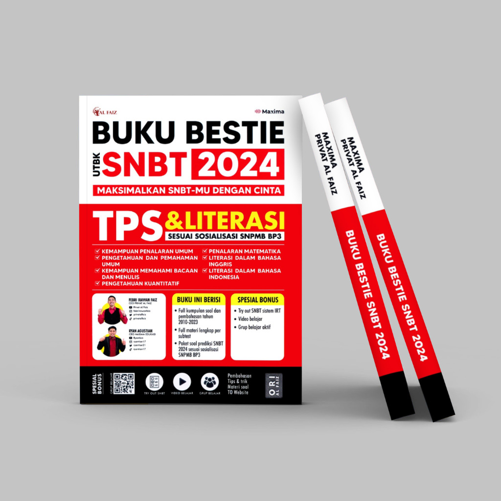 

Buku Bestie UTBK SNBT TPS 2024 Plus Literasi