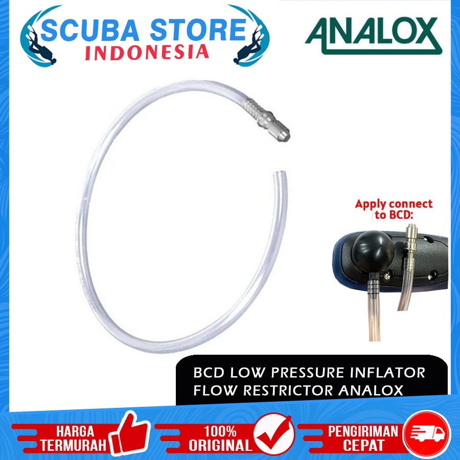 9300-1500 BCD Low Pressure Inflator Flow Restrictor Analox O2EII LP Selang Oxygen Analyzer O2 Sensor