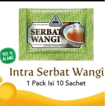 

Intra Serbat Wangi ( 1 renceng 10 sachet )