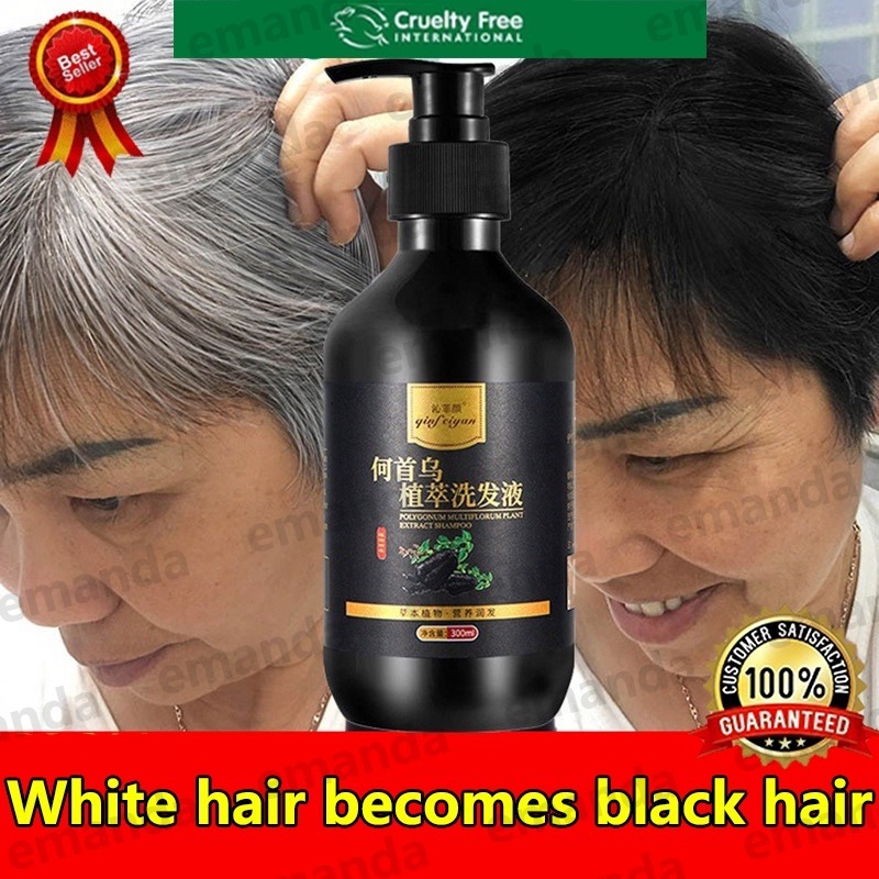 Black hair shampoo shampoo rambut gugur shampoo black hair hair loss shampoo Shampoo Effective Grey 