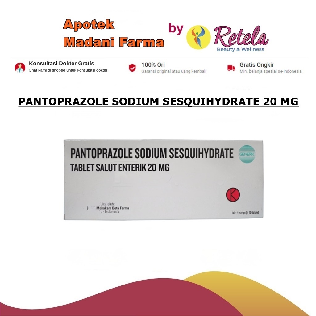 PANTOPRAZOLE 20MG BOX ORIGINAL